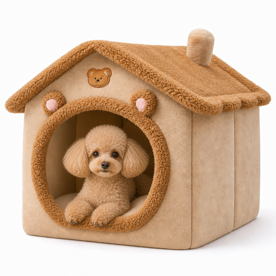 Petly™ Den Nest | All-Season Enclosed Dog House