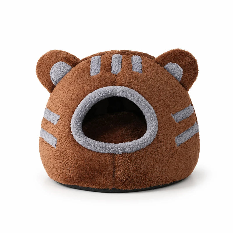 Washable Dual-Use Cat & Dog Bed – Soft Enclosed Pet Bed