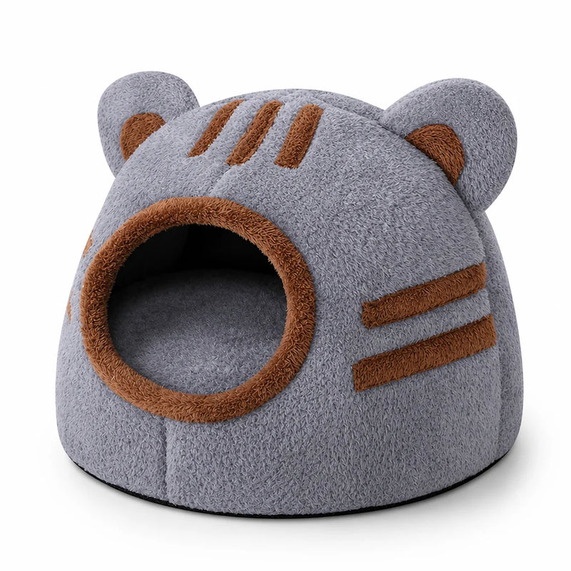 Washable Dual-Use Cat & Dog Bed – Soft Enclosed Pet Bed alternate