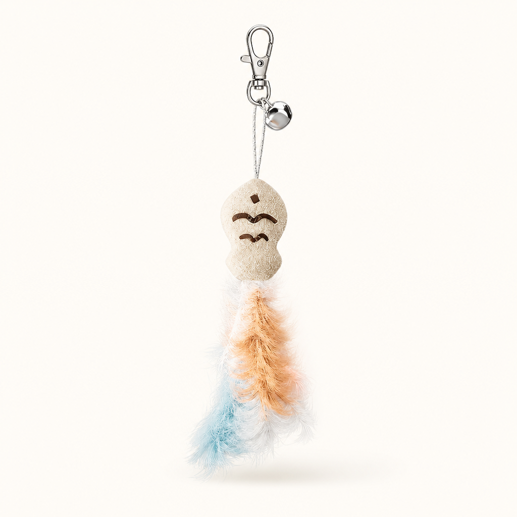 360° Rotating Cat Teaser Toy – Steel Wire Fish & Bell