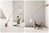 Petly™ Spin Teaser | 360° Interactive Cat Wand