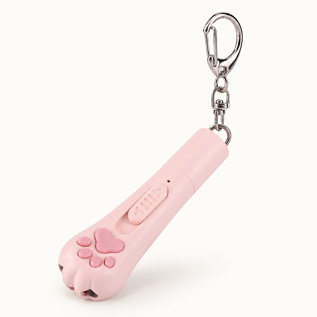 LED Laser Cat Teaser Wand – Multifunctional Interactive Toy